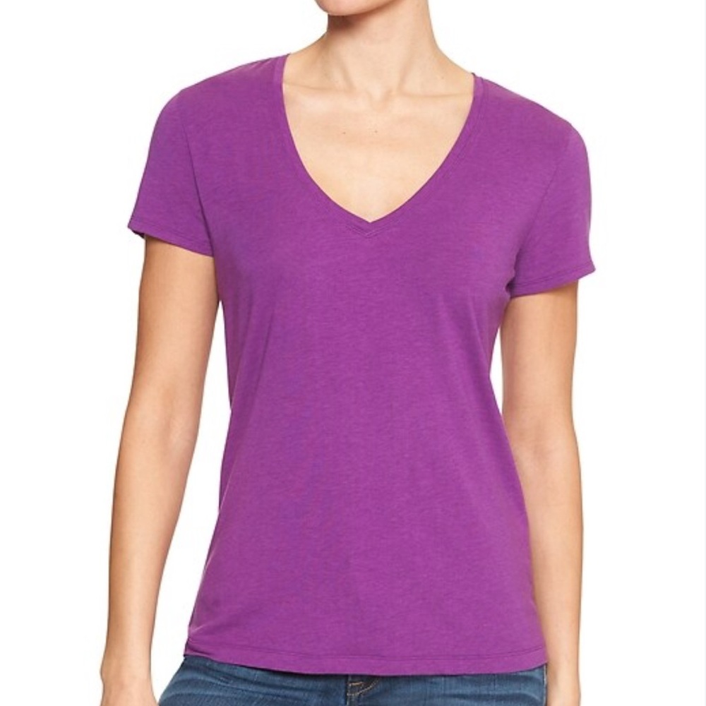 NWT J. Crew Fuchsia Slub T-shirt Sz S 100% Cotton Purple Short Sleeve Tee - hole